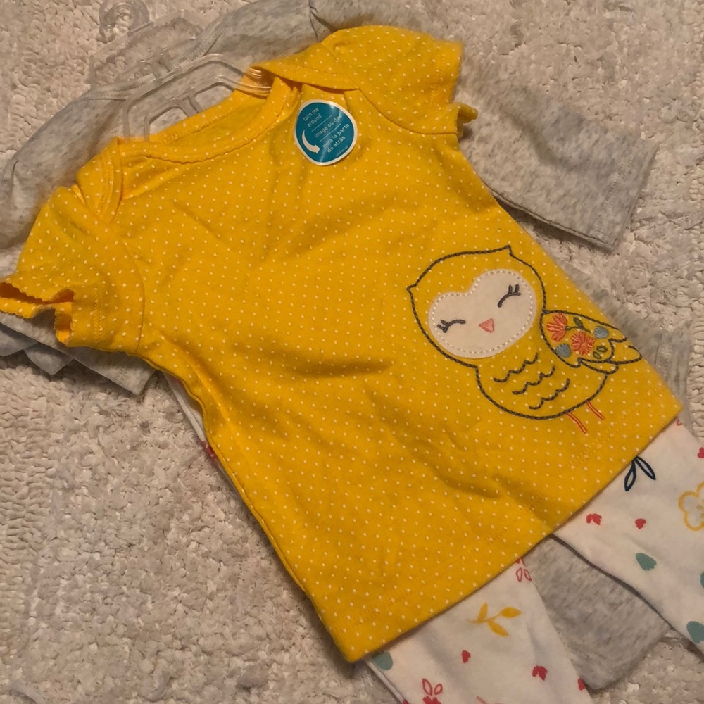NWT 3-6 month girls set